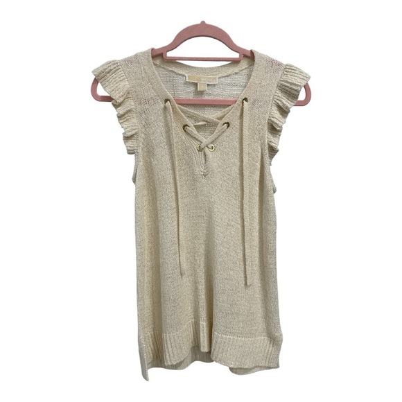 MICHAEL Michael Kors Beige Knit Top - Picture 3 of 8
